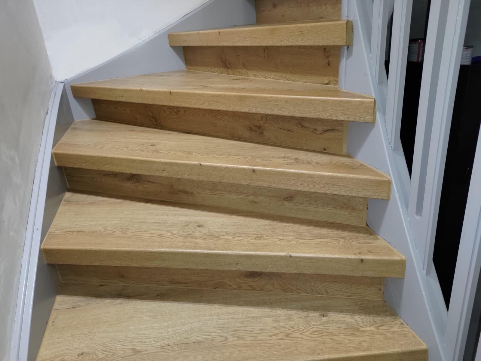 Alte Treppe raus neue Treppe rein